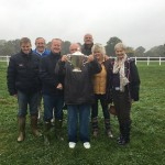 West Buckland Racing Club with Heliums trophy